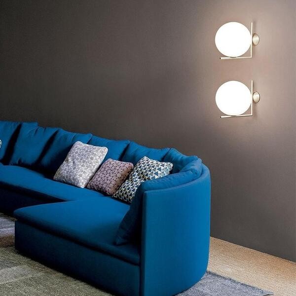 Iscalia Glazen Bal Wandlamp