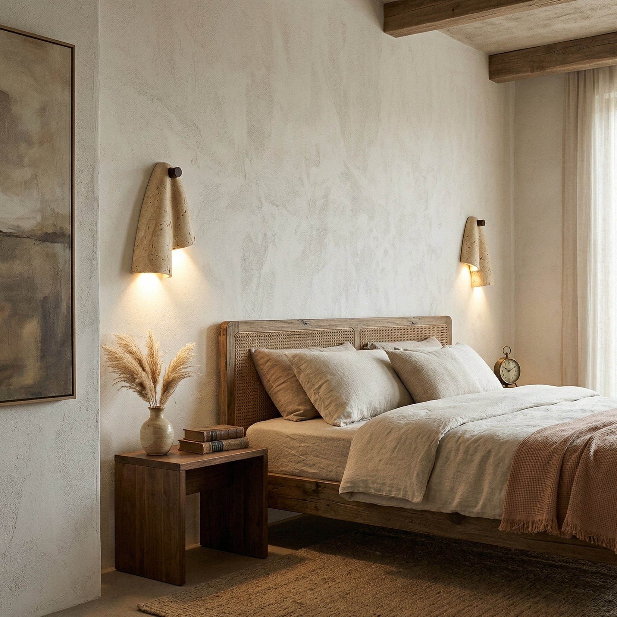 Pearlmont Travertin Wandlamp HL3317