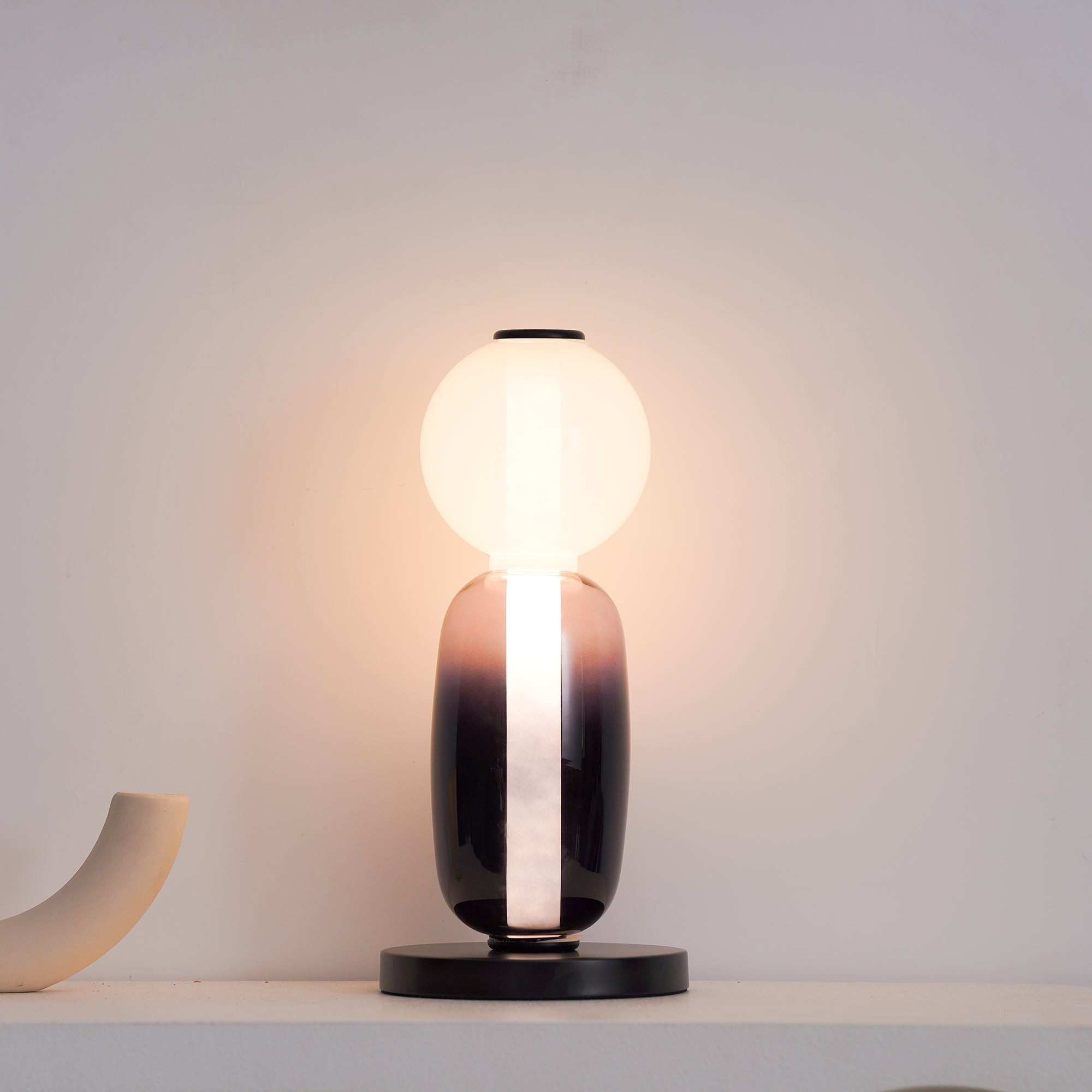 Nordic Minimalistische Creatieve Luxe Kalebas Glazen Tafellamp HL408