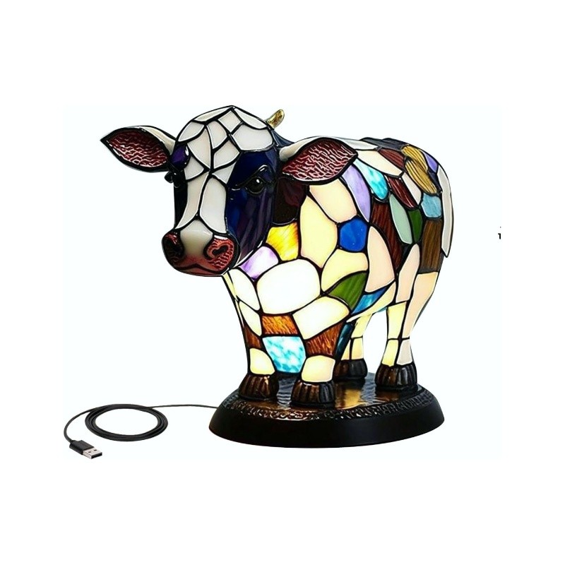 Magisch dierenbeeld Hars Tafellamp HL590