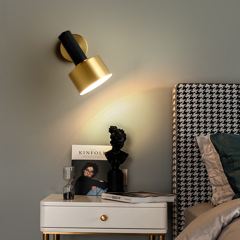 Scandinavische draaibare dimbare leeswandlamp HL170