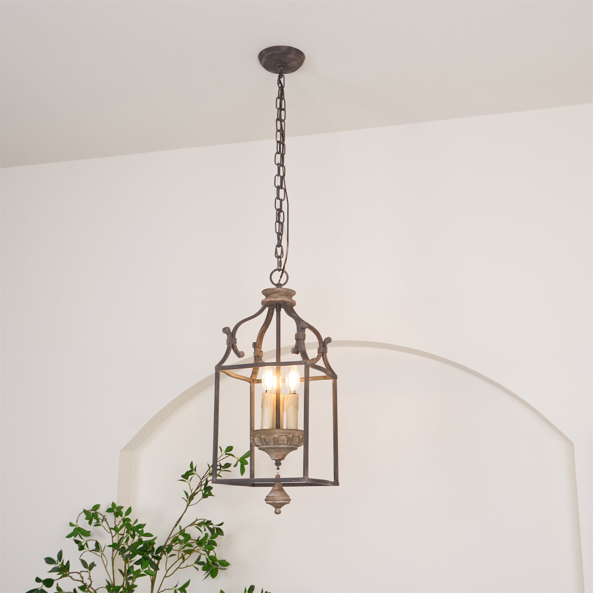 Traditionele kroonluchter in vogelkooi-vorm HL3078