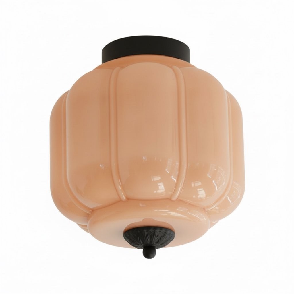 Vintage Eloise melkglas plafondlamp - Vintage Charm Soft Glow HL1650