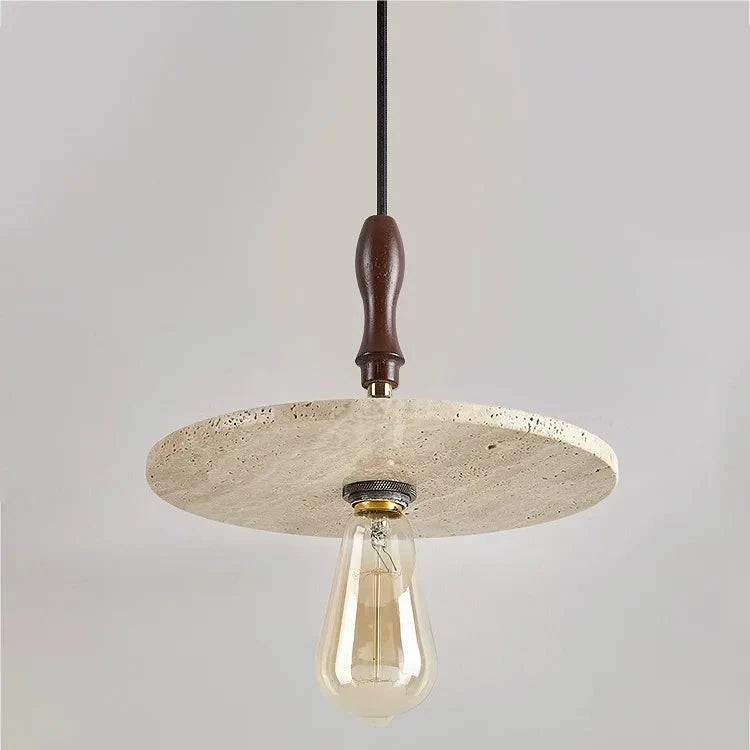 Middeleeuwse travertin hanglamp HL3482