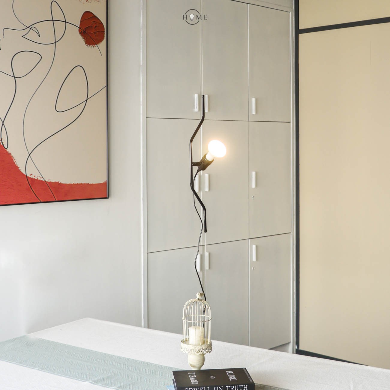 Minimalistische Metalen Lineair Design Lamp