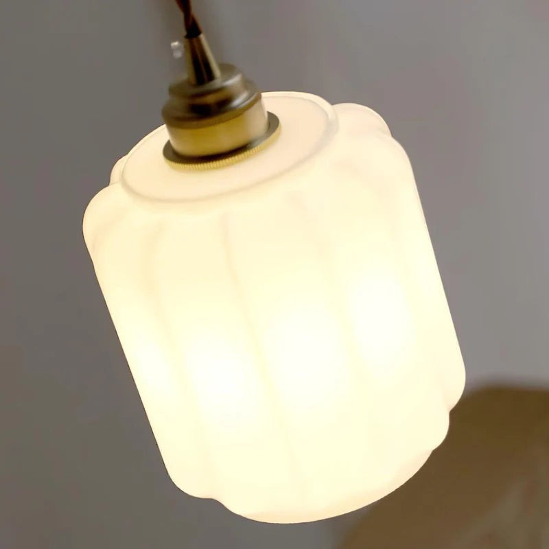 Glassora Creatieve Glazen Lantaarn Hanglamp - Stijlvolle Hanglamp voor Keuken of Slaapkamer HL2419