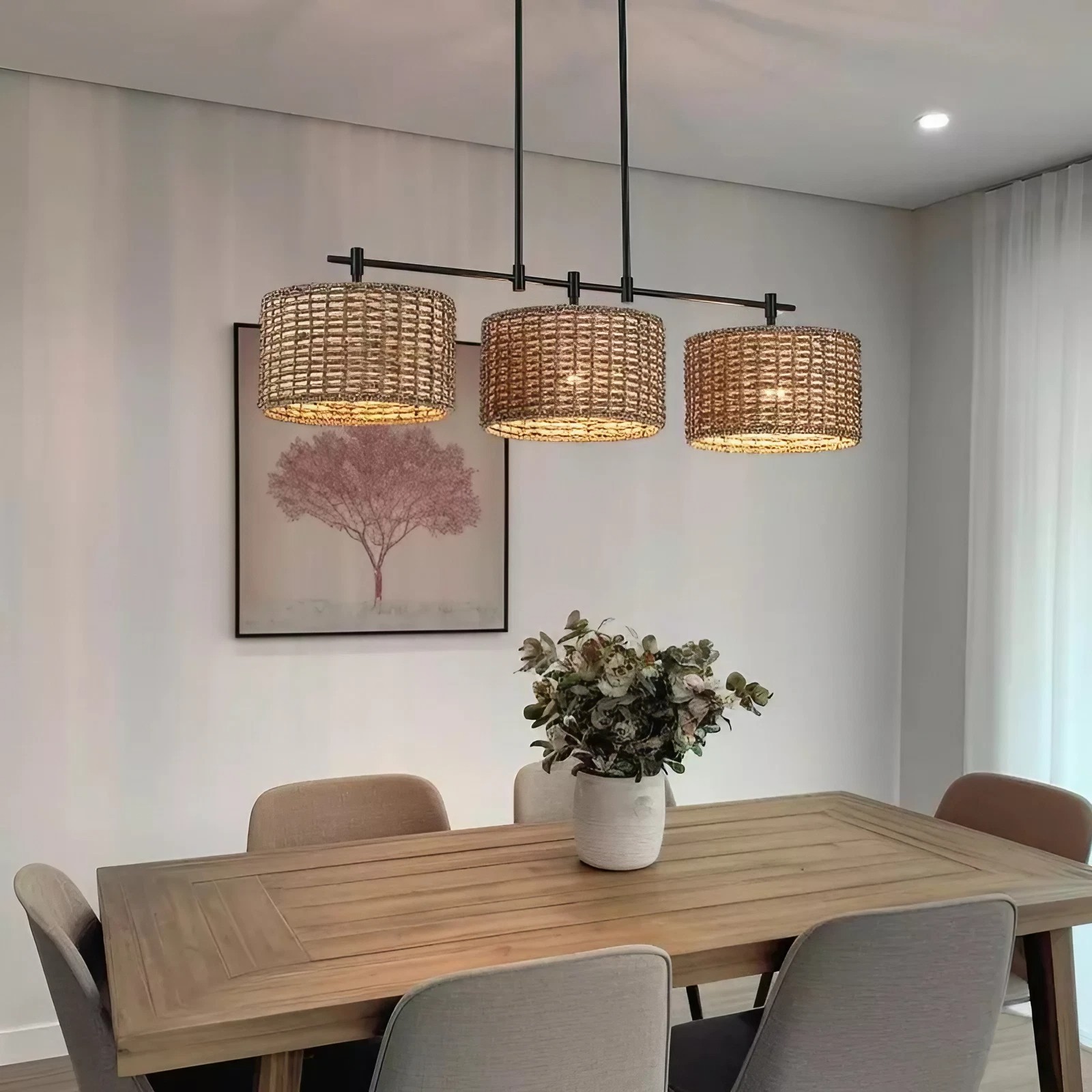 Rustieke dimbare trommelhanglamp HL266