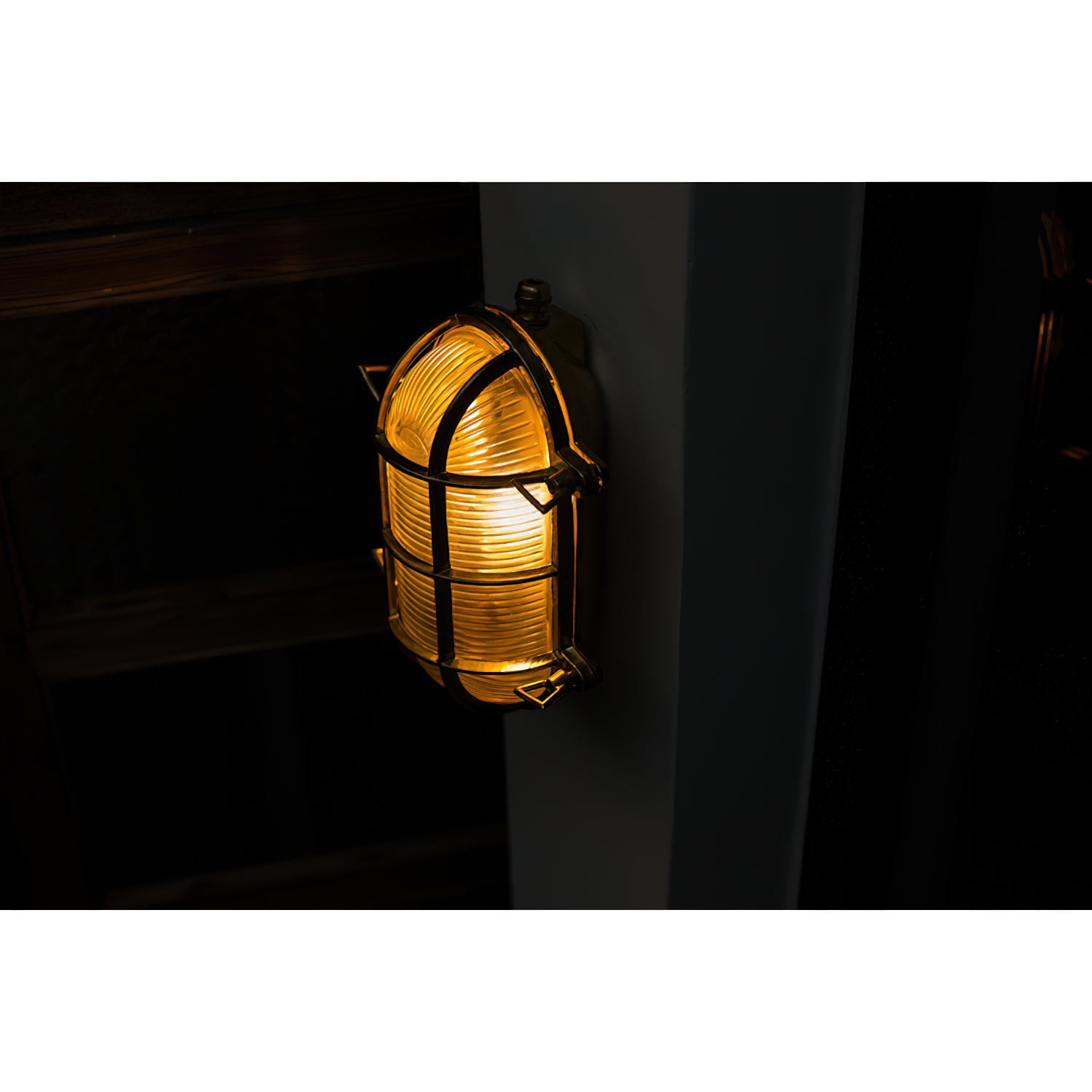 Fremantle messing bunkerwandlamp HL3189