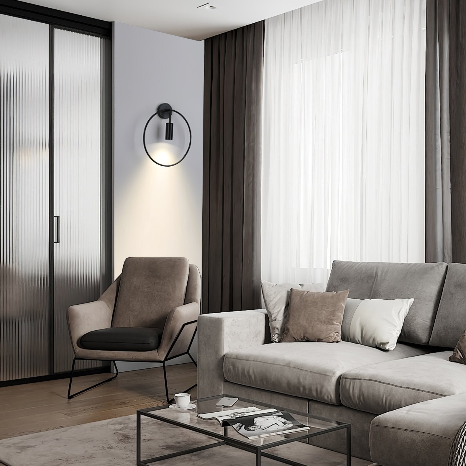 Revolta Industriële Lineaire Design Swing Wandlamp HL1104