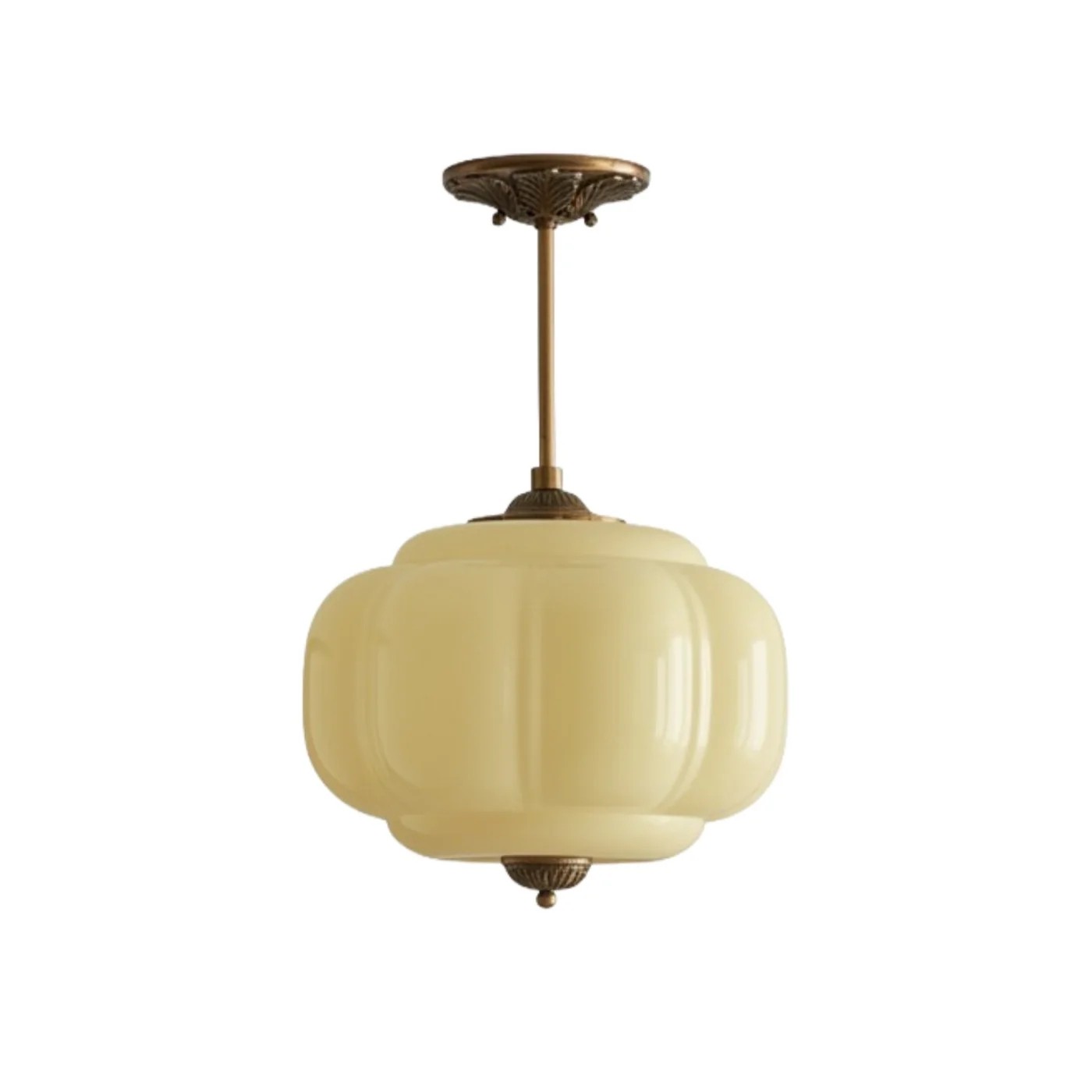 Eloise Vintage Glazen Kroonluchter - Melkglas Home Accent HL1651