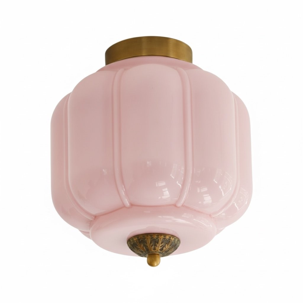 Vintage Eloise melkglas plafondlamp - Vintage Charm Soft Glow HL1650