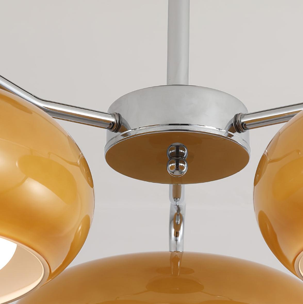 Moderne 3-lichts chromen plafondlamp HL896