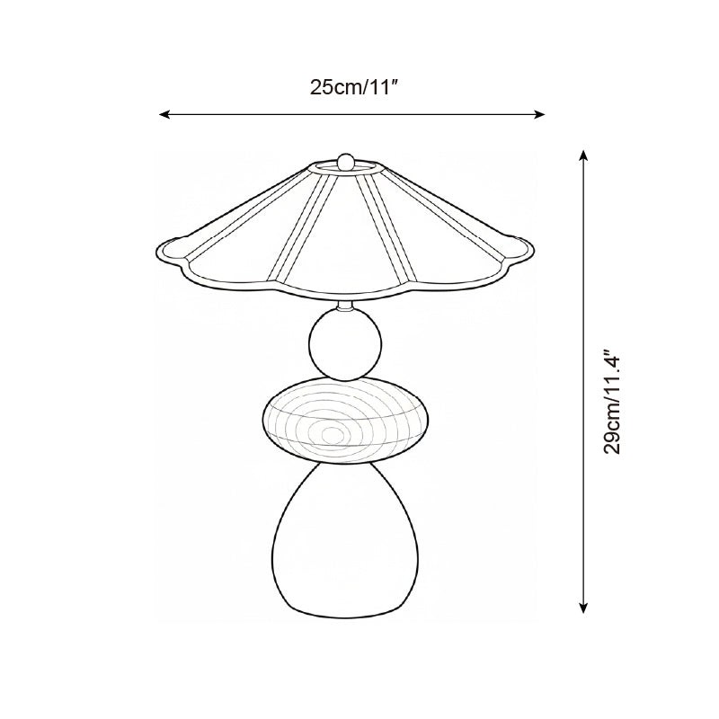 Equinox tafellamp met stekker HL2918