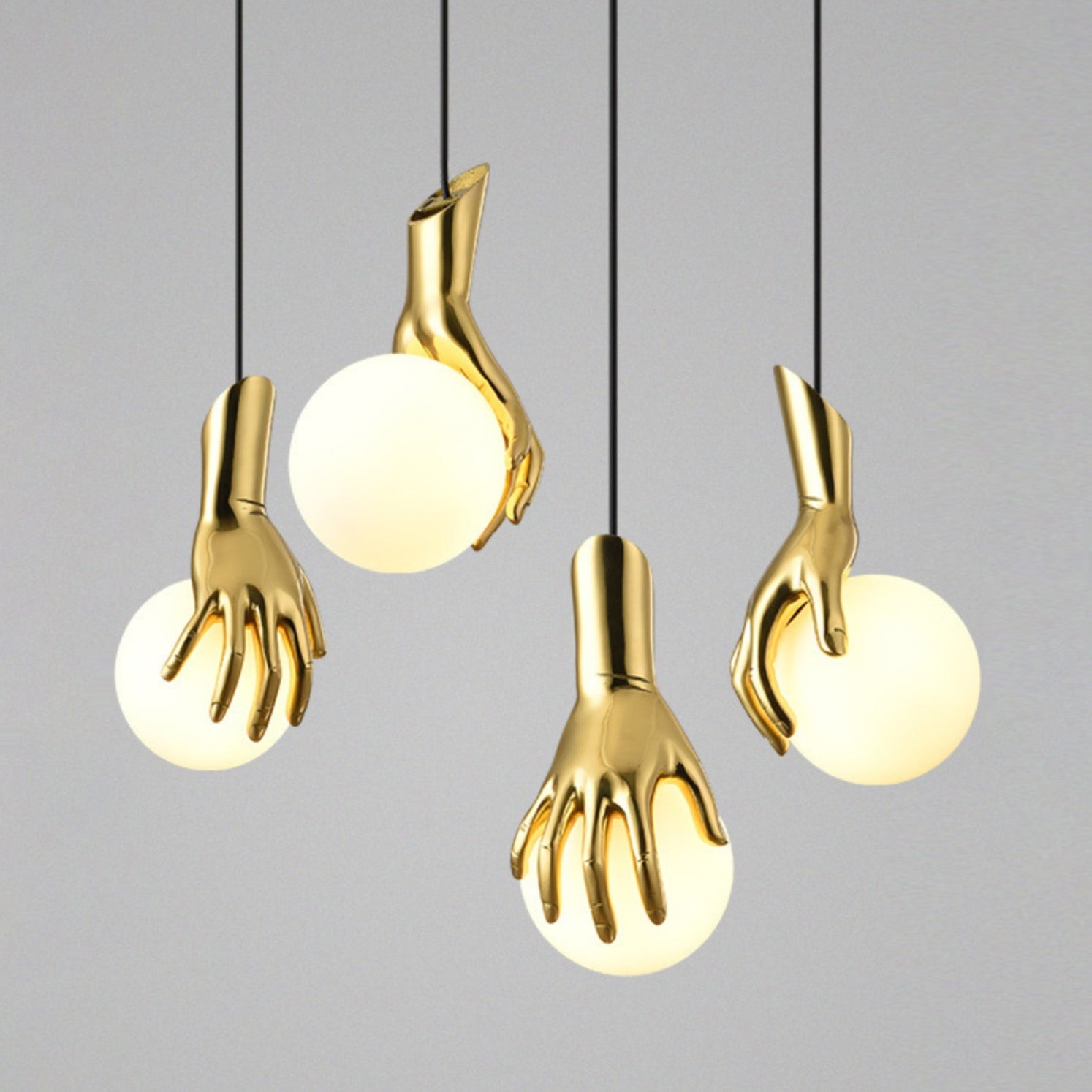 Hanglamp met bolvormige hand en hand HL3004