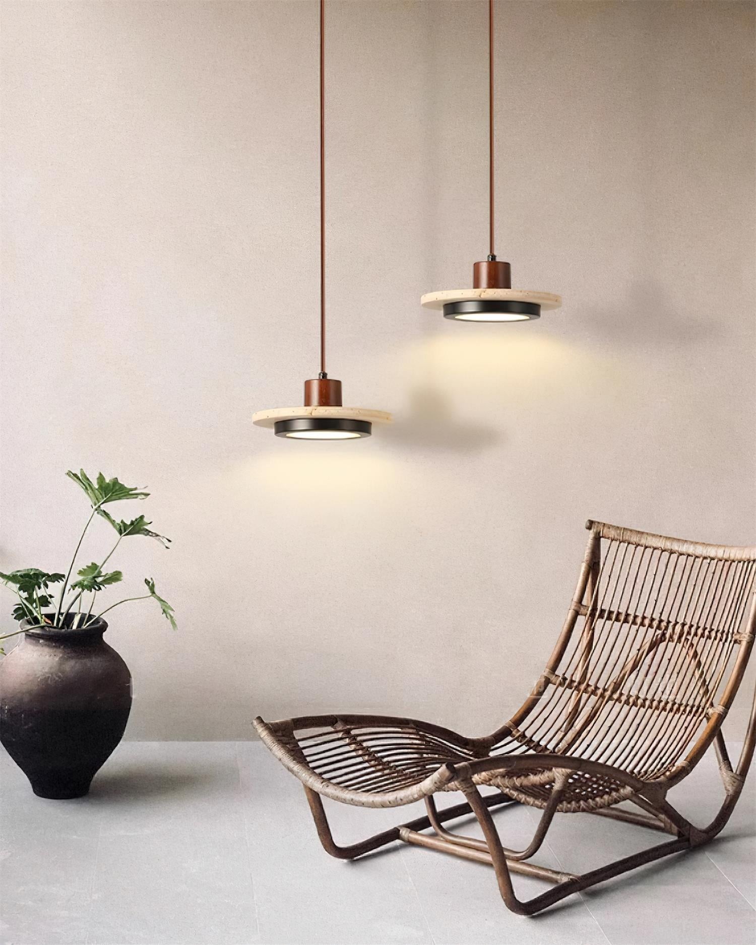 Creatieve Retro Regular Disc LED Hanglamp HL545