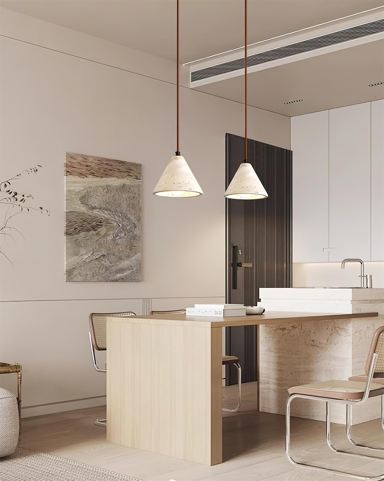 Travertijn Conische Hanglamp HL440