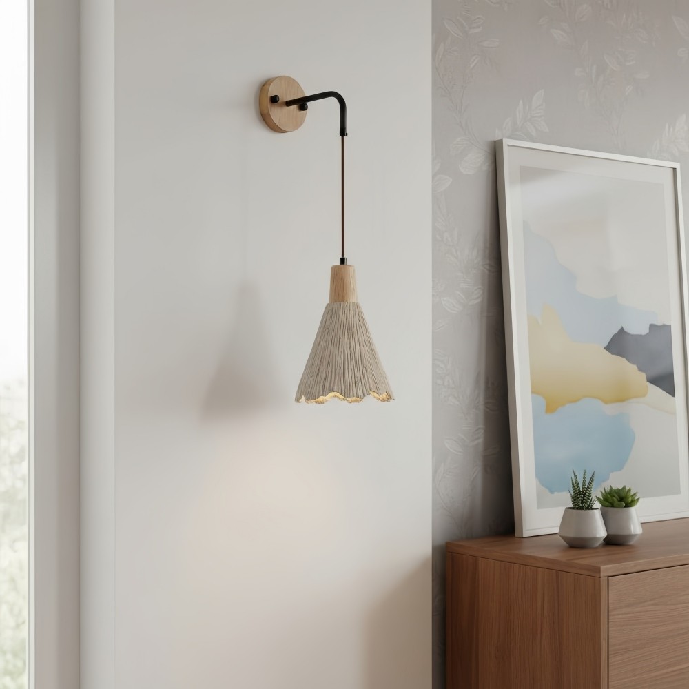 Solaraeon Microcement Minimalistische Betonnen Wandlamp - Sfeerverlichting voor de Woonkamer HL2482