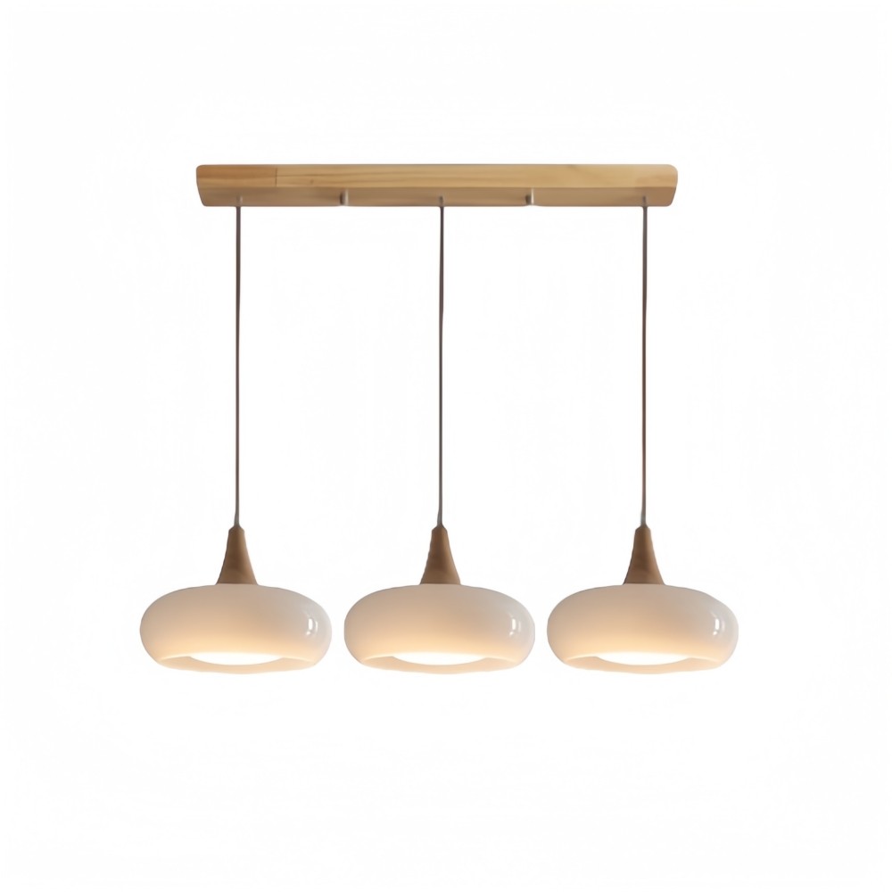 Bauhaus Design Oranje Schijf Hanglamp HL1055