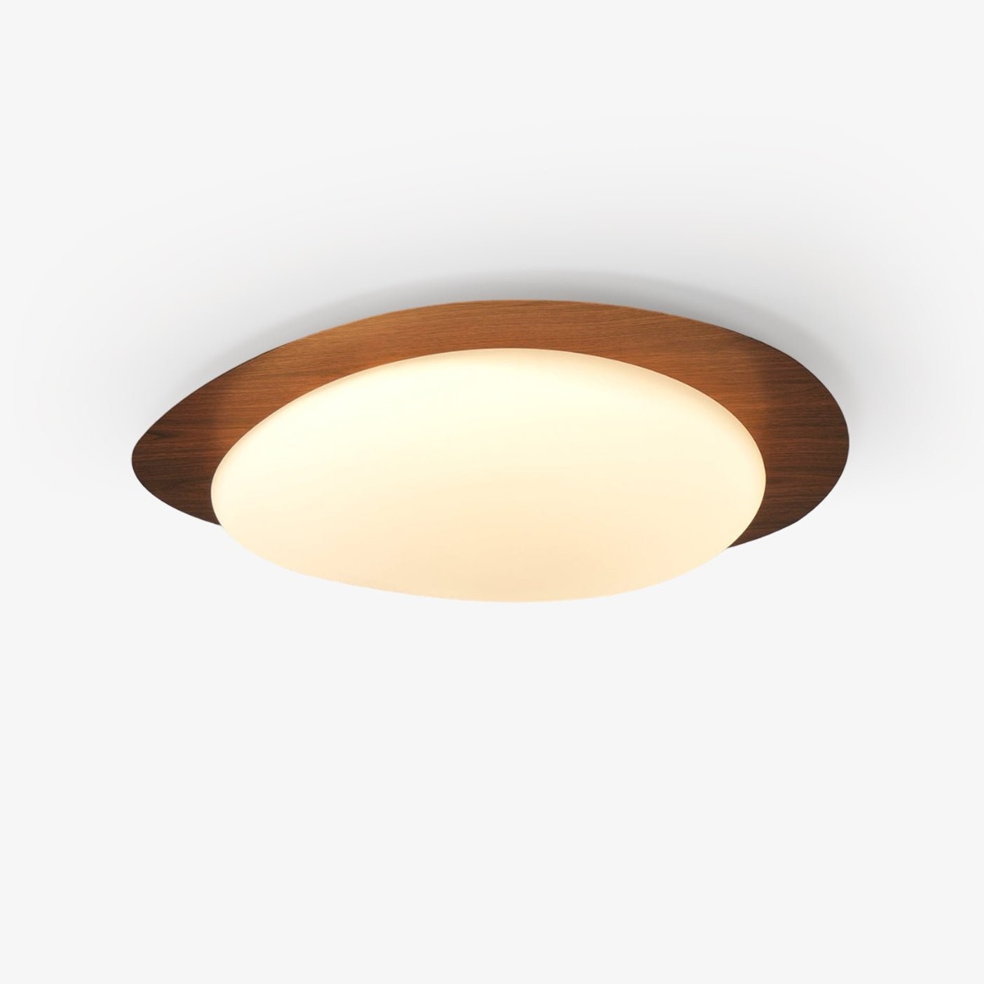Pebble Walnoot Plafondlamp HL626