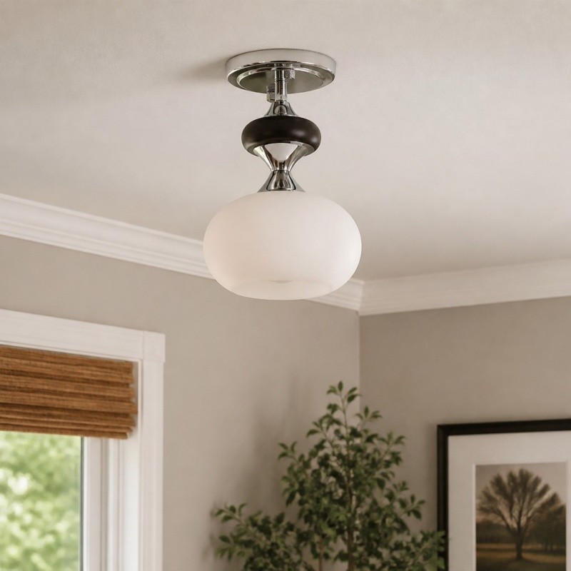Valesey Mid-Century Modern Plafondlamp - Vintage Design voor Hal of Keuken HL3605