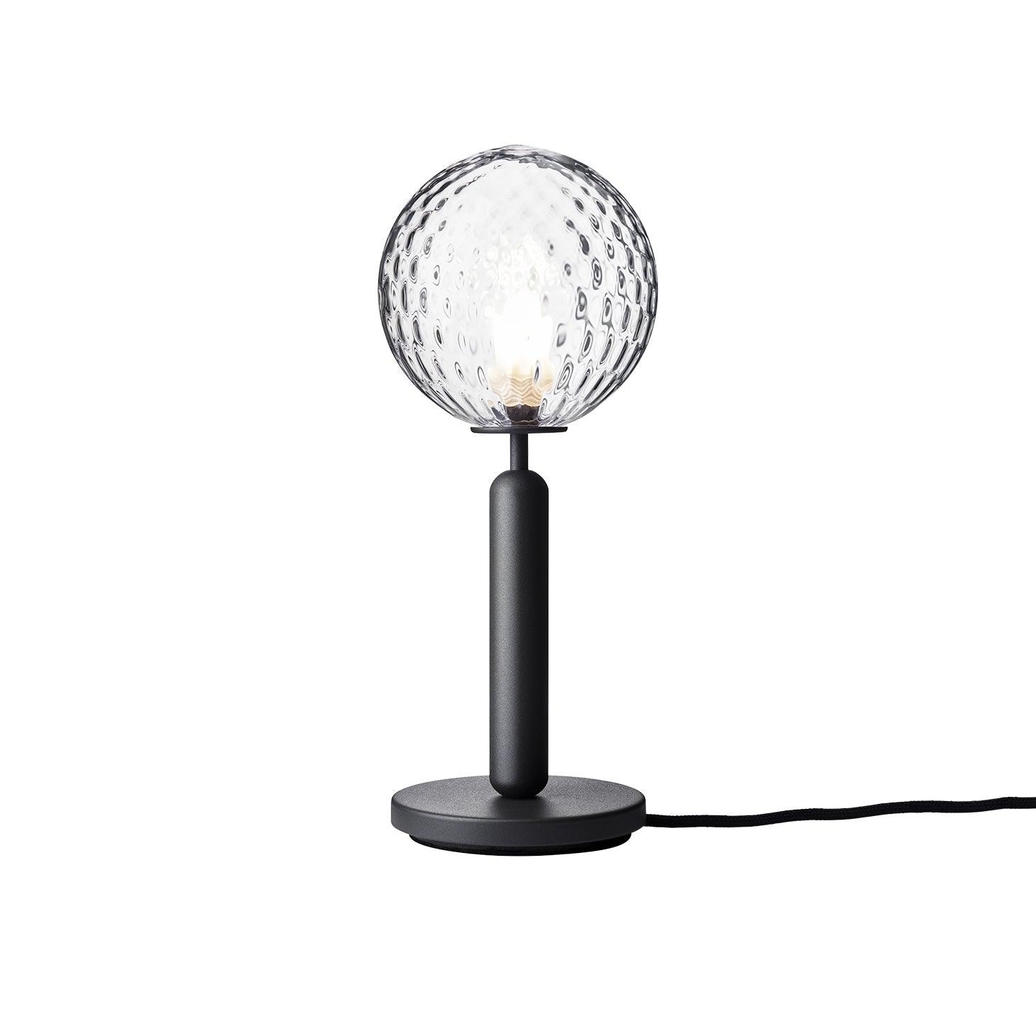 Sferische stijlvolle glazen inductie tafellamp HL711
