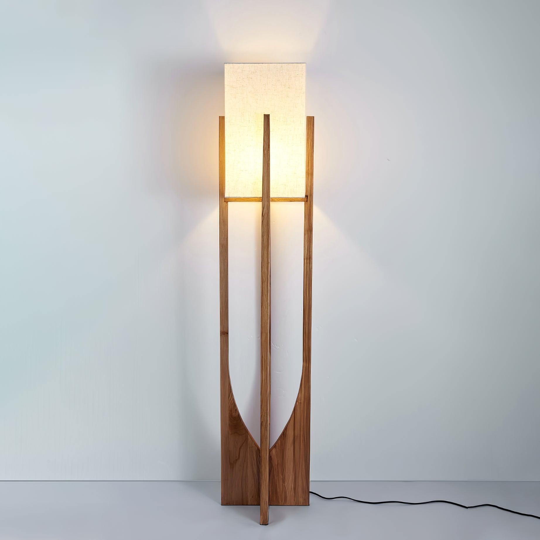 Vintage Wabi-stijl vloerlamp HL443