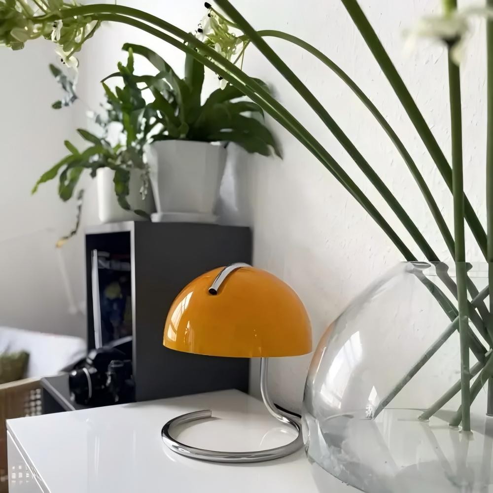 Retro Bauhaus Pudding Glazen Tafellamp HL318