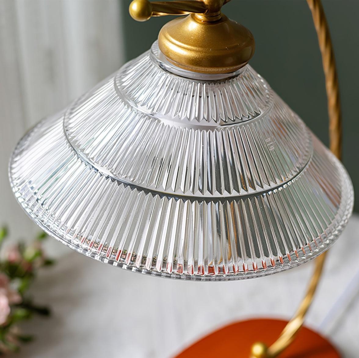 Glazen kap Vintage leeslamp HL565