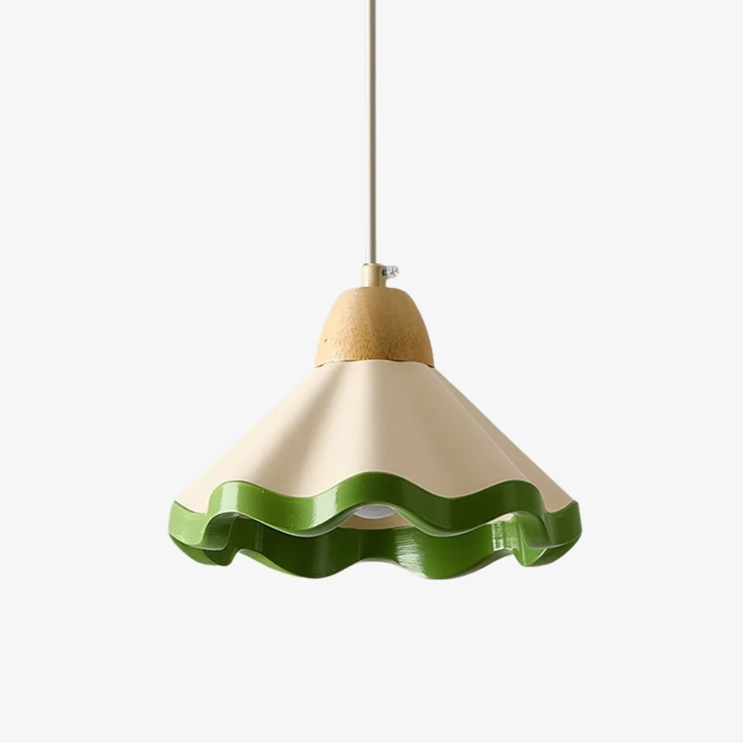 Moliro Hanglamp met Gegolfde Rand - Moderne, Golvende Verlichting voor de Eetkamer HL2311