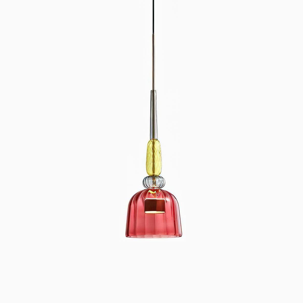 Scandinavische Macaron glas-in-lood design hanglamp HL213