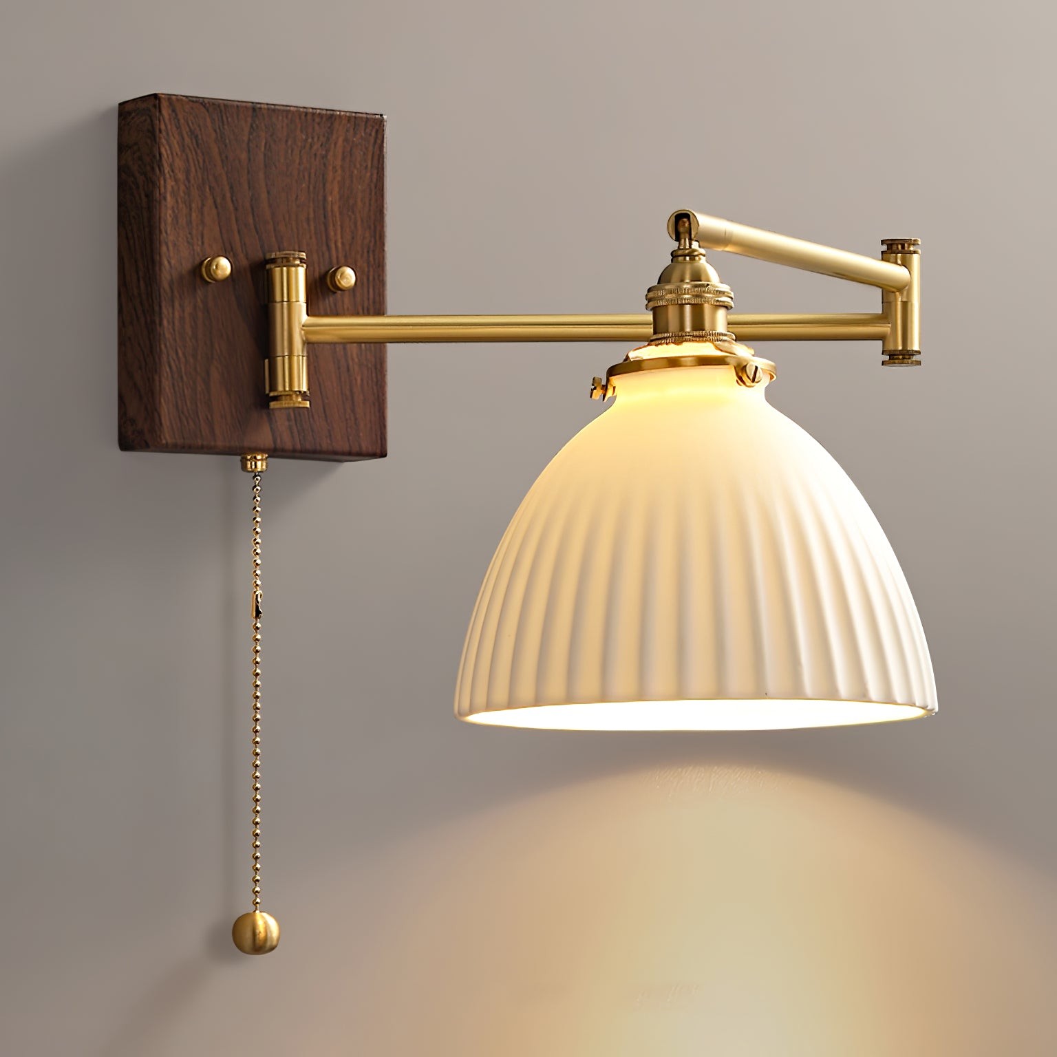 Keramische geometrie wandlamp HL499