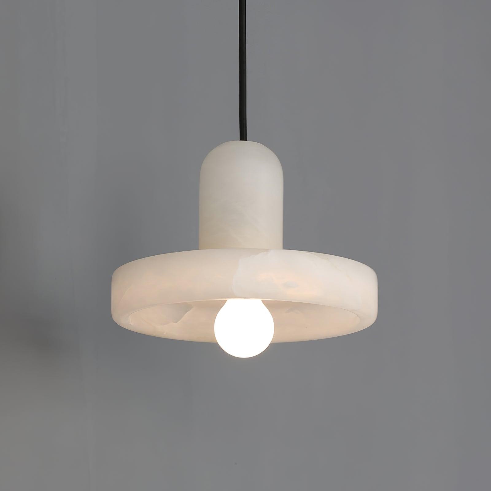 Elegante creatieve witte albasten hanglamp HL993