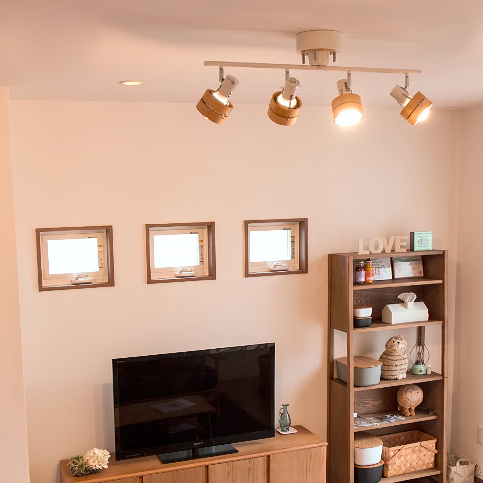 Nordic cilindrische spot met 4 lampen HL2968