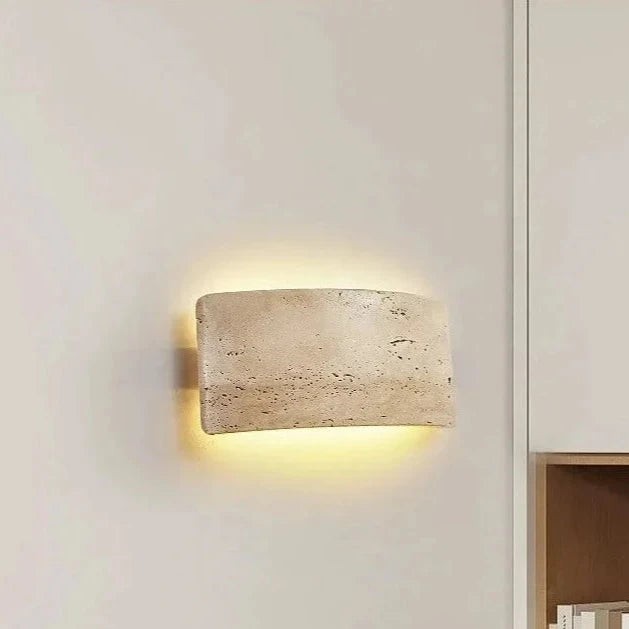 Moderne waterdichte buitenwandlamp van travertijn met IP65-classificatie HL3435