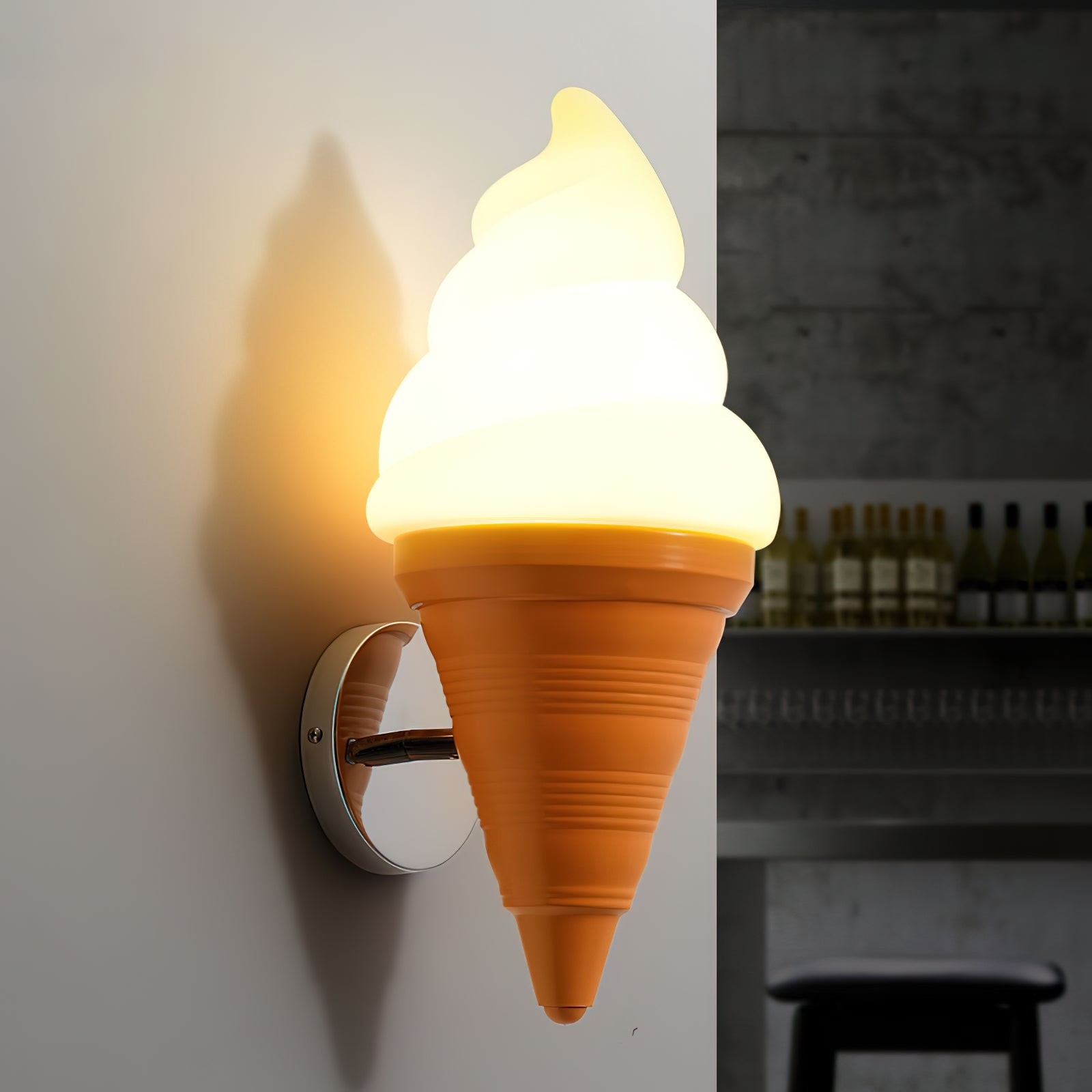 Eenvoudige ijsjeswandlamp HL1186