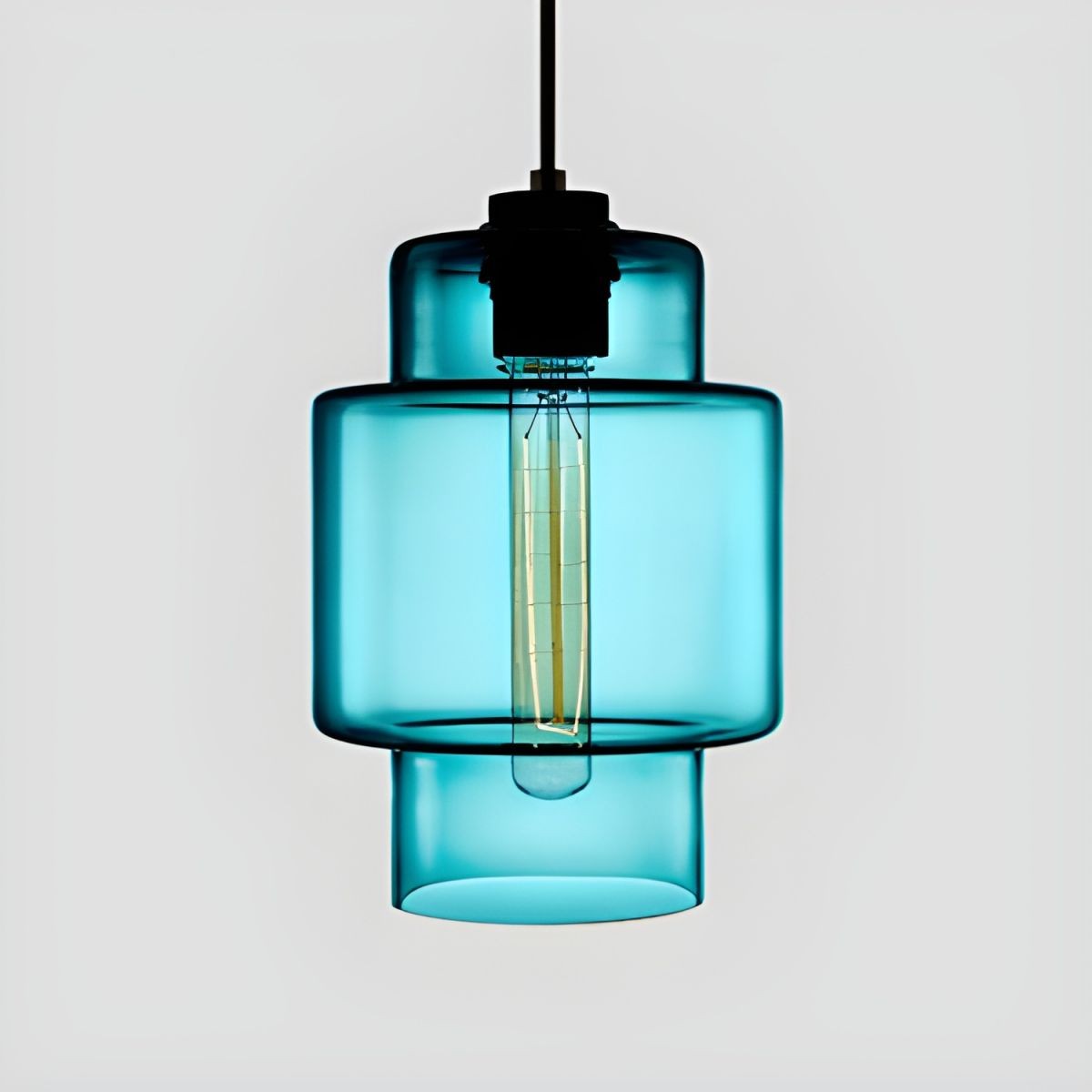 Hanglamp in de Crystalline-serie - Geblazen Glas Veelkleurige Glazen Hanglamp HL1056