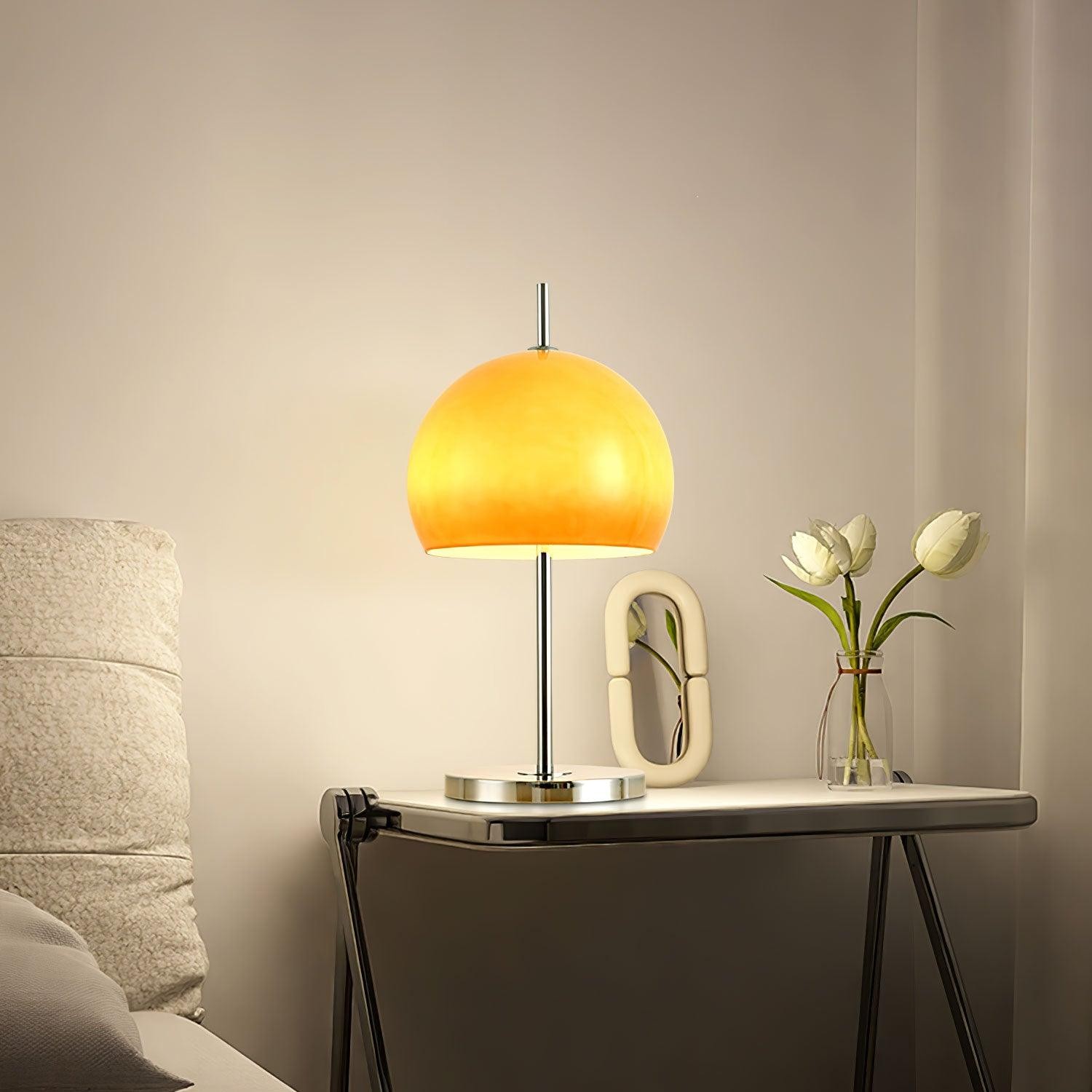 Moderne creatieve vintage paddestoel Bauhaus glazen tafellamp HL848