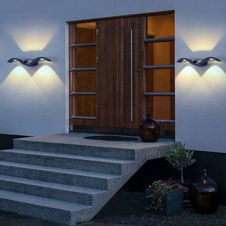 Illuminaire Moderne IP65 Waterdichte Buitenwandlamp HL3327
