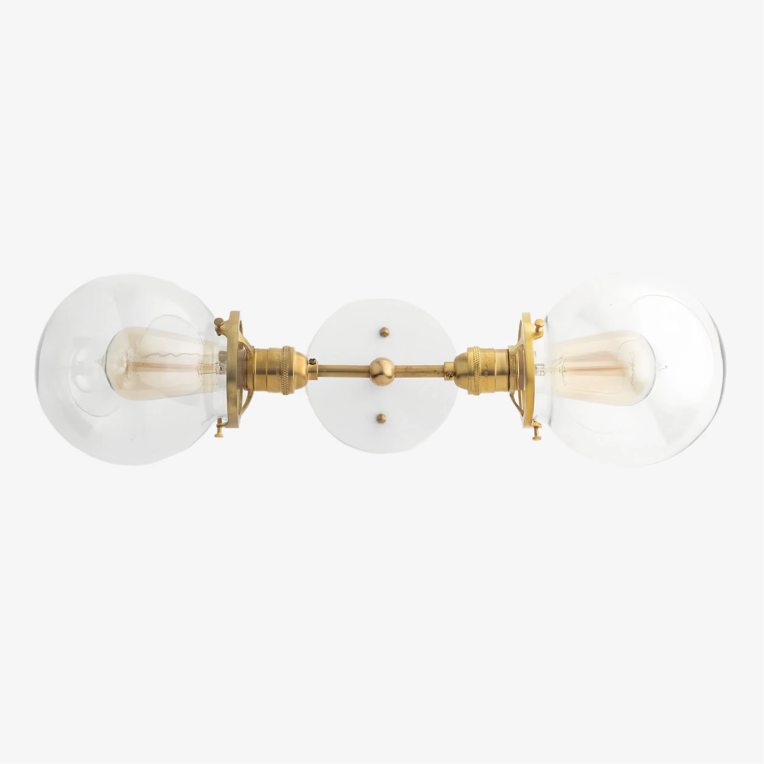 Lumio Globe Industriële Badkamerverlichting - Moderne Dubbele Bol Wandlamp HL1705