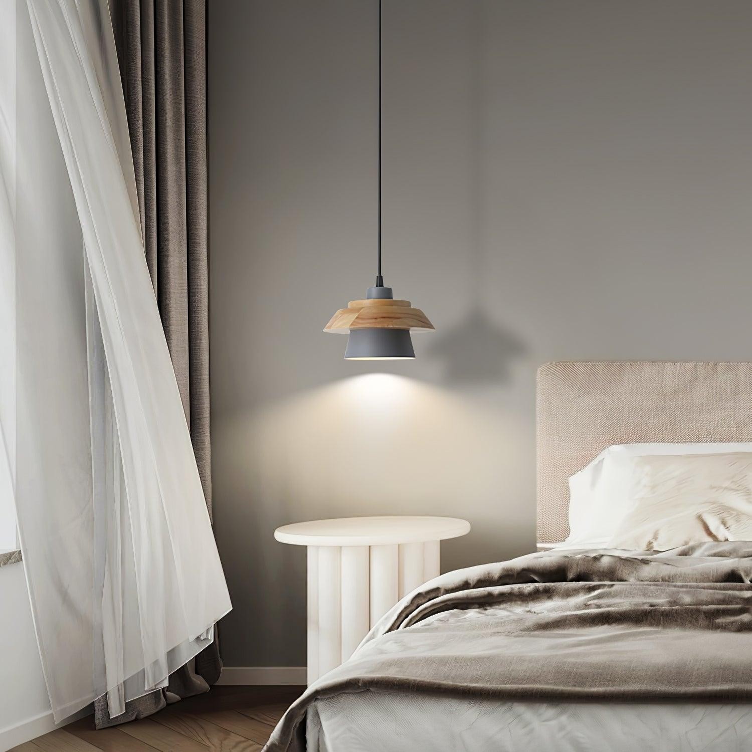 Hanglamp van steenhout HL728
