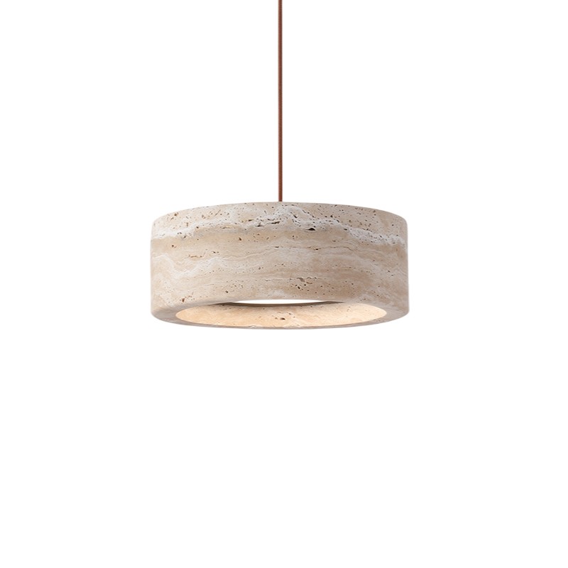 Hanglamp van travertijnsteen in Wabi Sabi-stijl HL1295