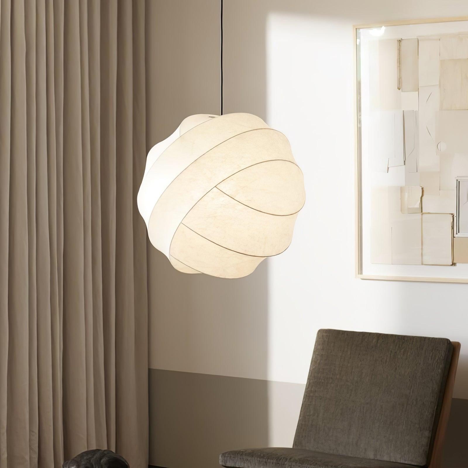Wabi-Sabi Stijl Fiber Cocoon Hanglamp HL861