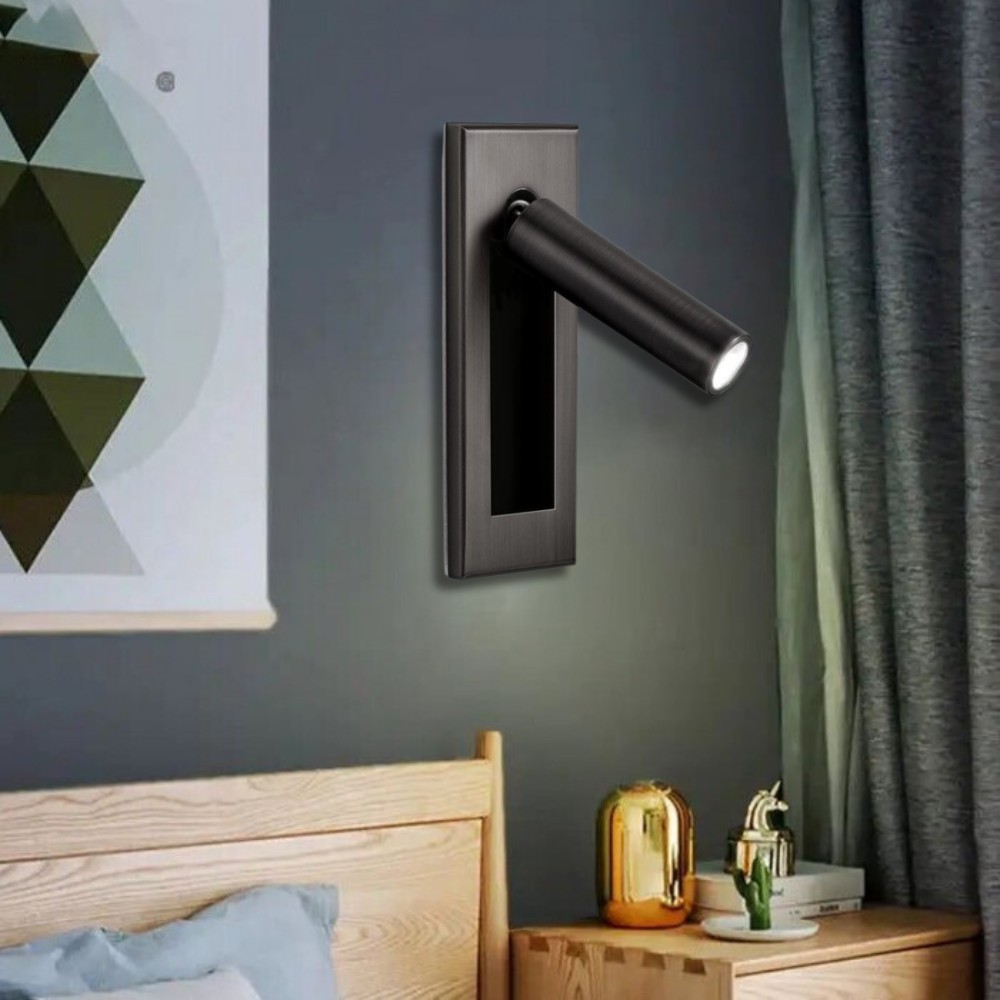 De moderne vierkante wandlamp HL3343