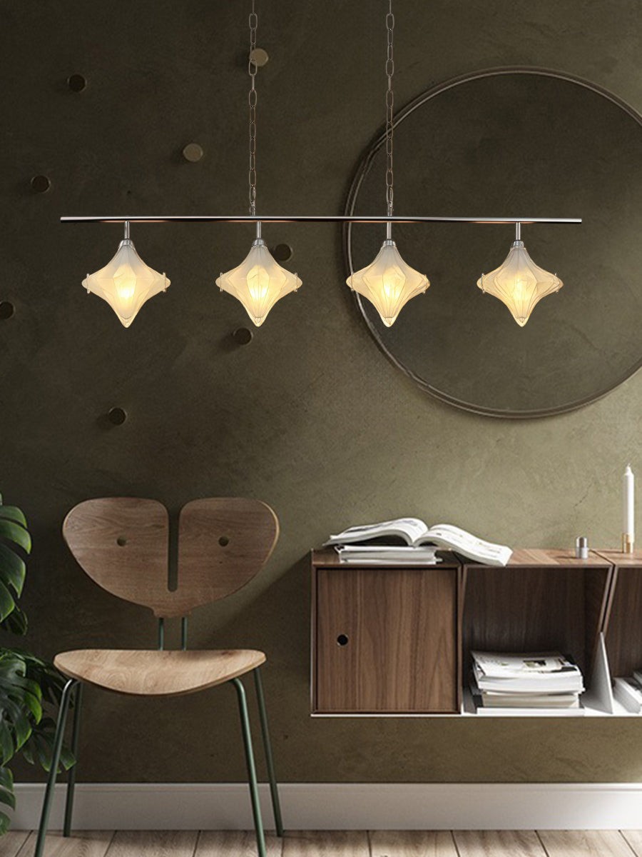 Art Deco Star Lineaire Hanglamp - Elegante Verlichting voor Keukeneiland - Astris Cassiopeia HL1798