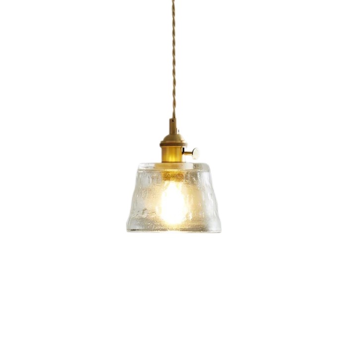 Nordic Cup Messing Glazen Hanglamp HL262
