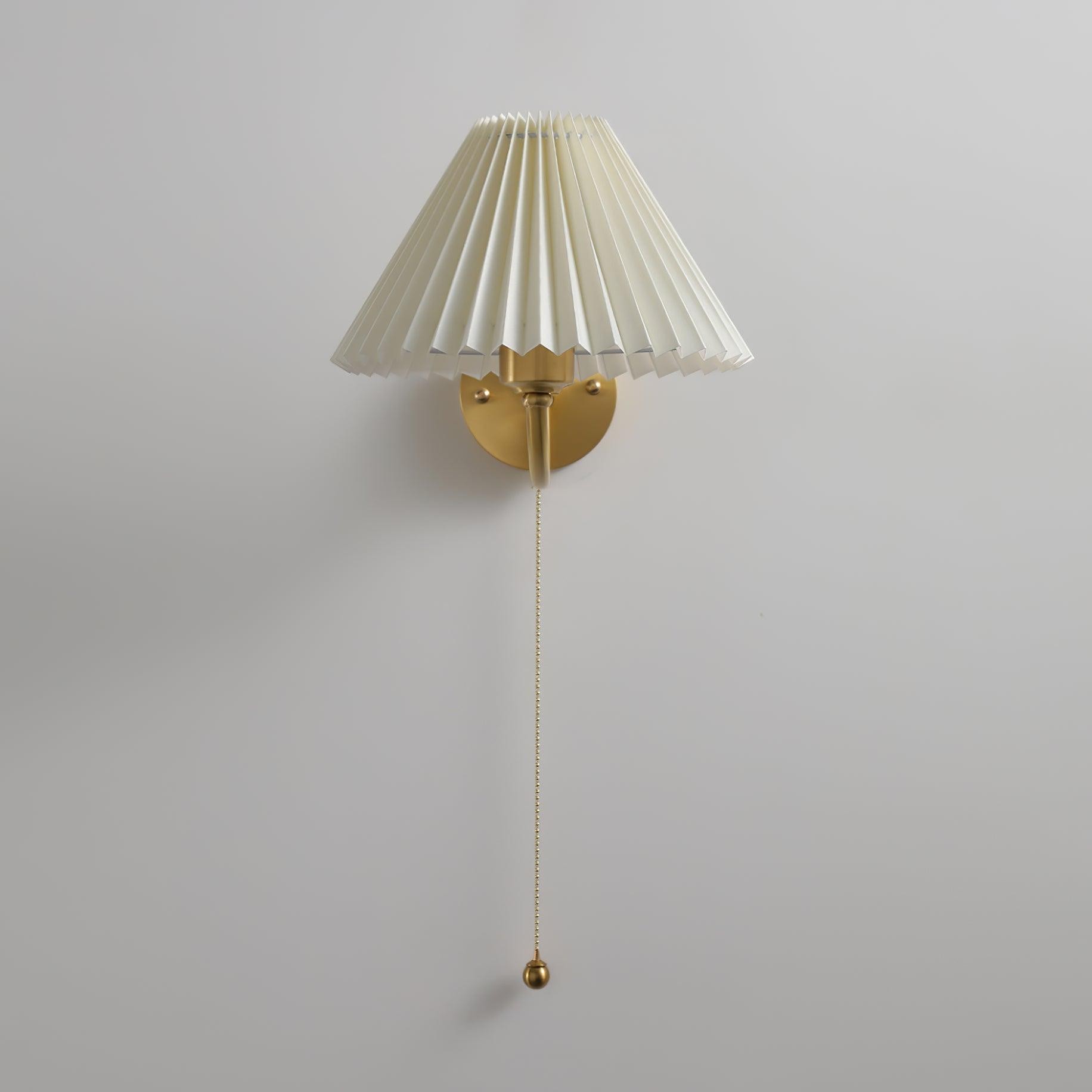 Moderne minimalistische luxe stoffen messing wandlamp voor woonkamer HL808