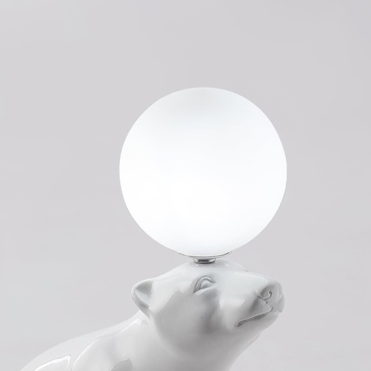Creatieve witte tafellamp met dierenbeervorm HL124