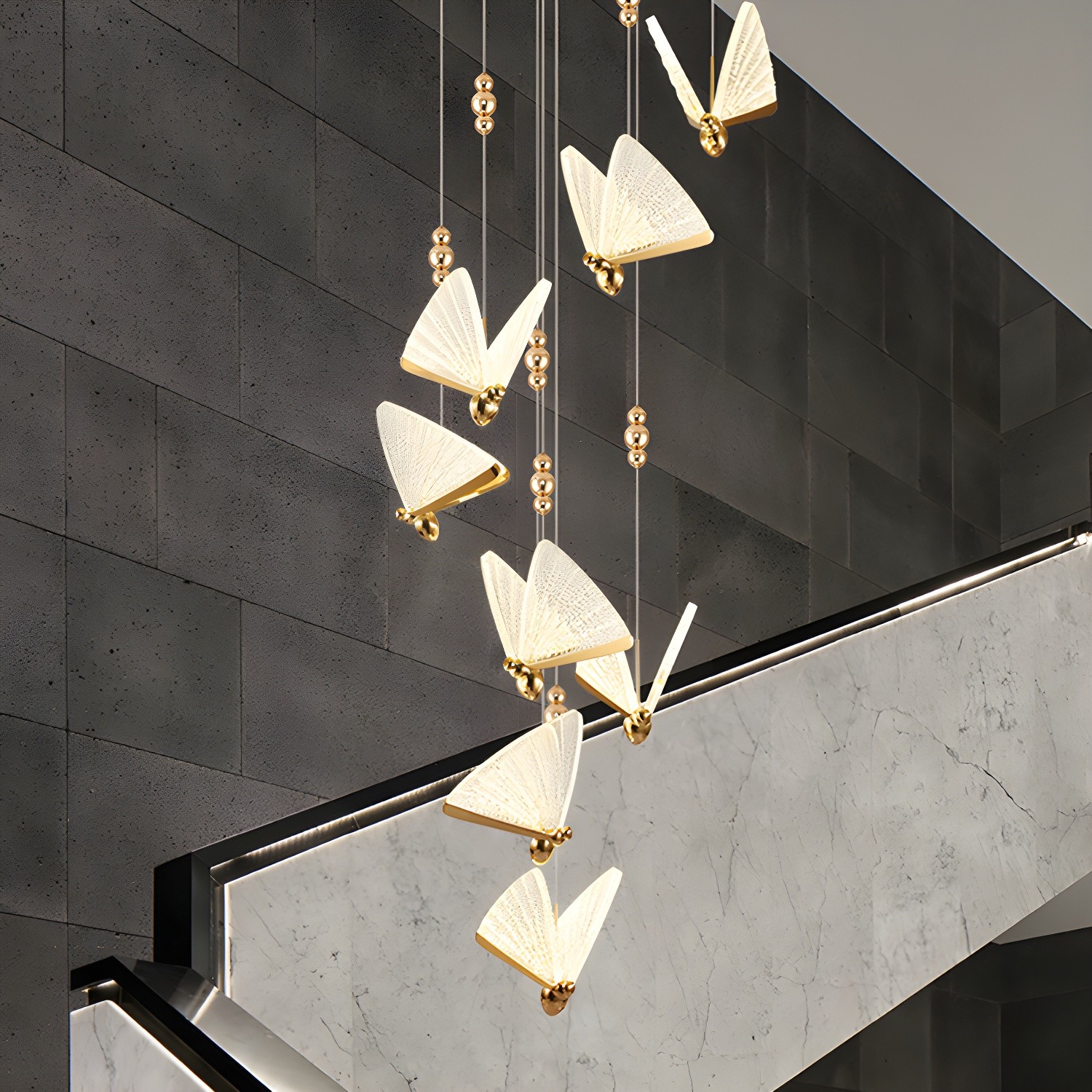 Moderne stijl vlindervormige hanglamp HL91