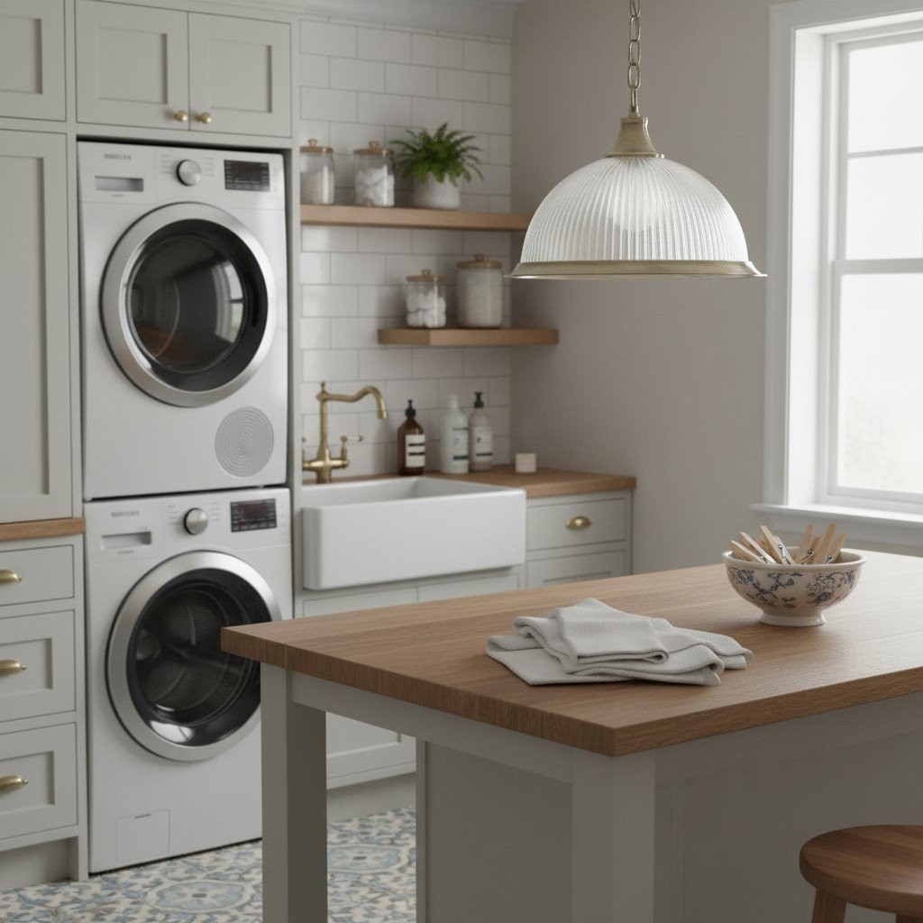 TF Vintora Hanglamp met geribbeld glas - Elegante metalen afwerking voor keukens, eetkamers en gangen HL2221