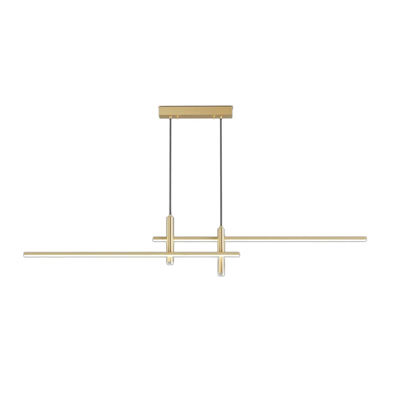 Moderne meerlaagse lineaire dimbare hanglamp HL150
